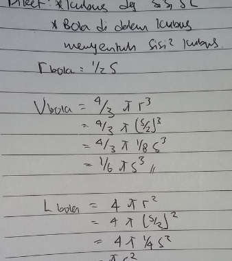 Jawaban Matematika Kelas 9 Latihan 5 3 Bola Hal 303 305 Tentukan Luas Permukaan dan Volume