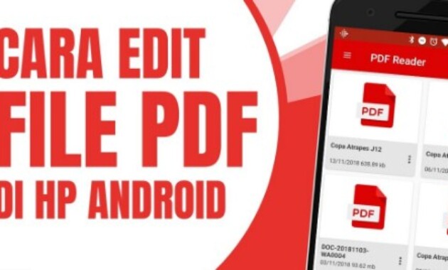 Cara Mengedit File PDF di HP