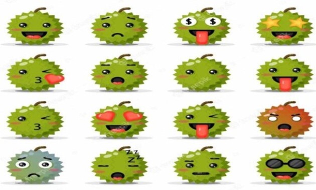 Emoji Buah Durian