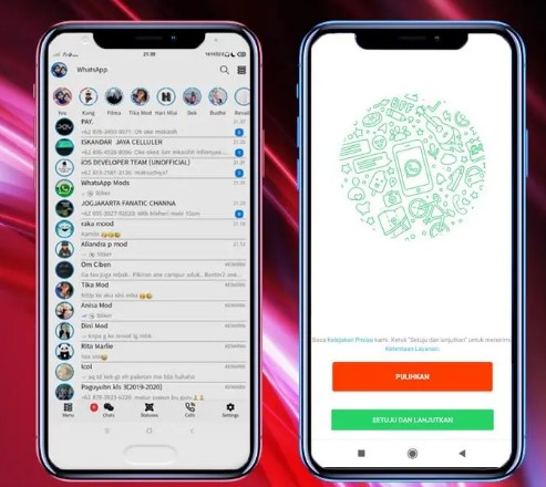 Download Whatsapp Aero terbaru dan Cara Menggunakannya!