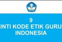 9 Kode Etik Guru Indonesia Terbaru Guru Wajib Tahu