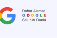 Alamat google dunia