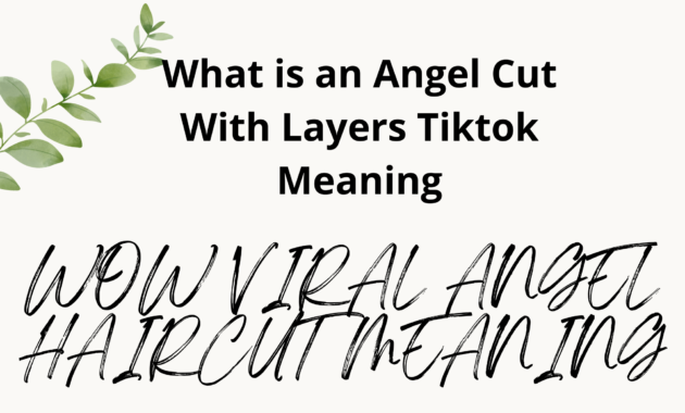 What is an Angel Cut With Layers Tiktok Meaning Wow Viral Angel Haircut Meaning