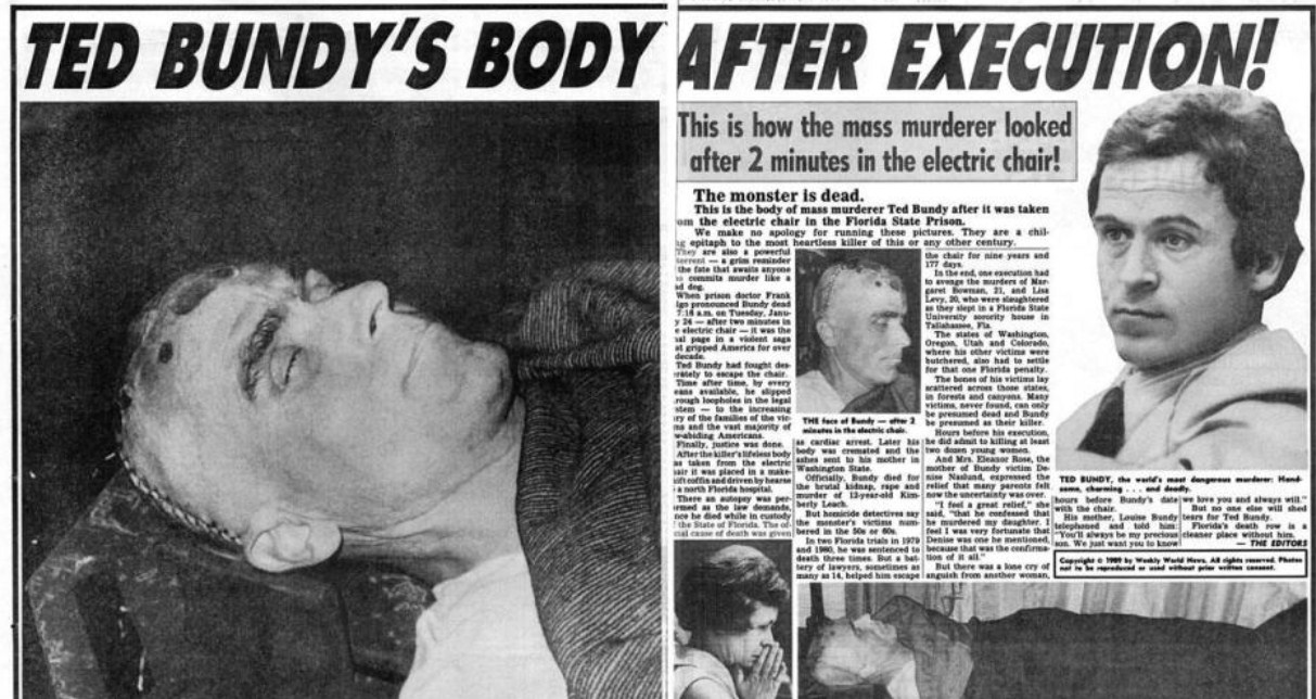 The latest is Worrying Ted Bundy Dead Body