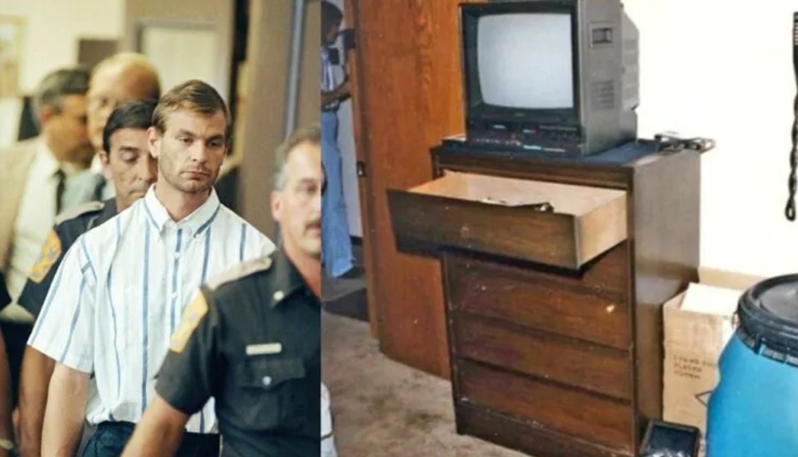 Before he was finally arrested, Dahmer killed four more people. Crime scene at Jeffrey Dahmer’s arrest: Fridge and Polaroids