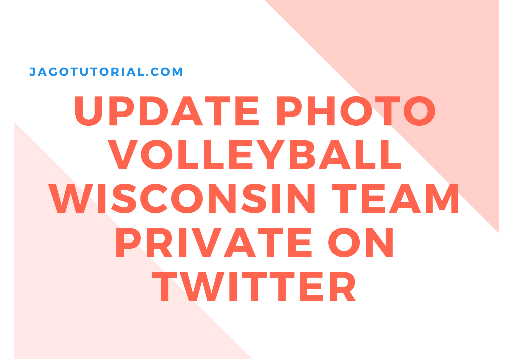 Update Photo Volleyball Wisconsin team private On twitter