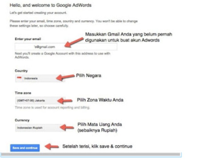 Sudah Tahau Belum? Cara Membuat Akun Google Adwords Yang gratis 